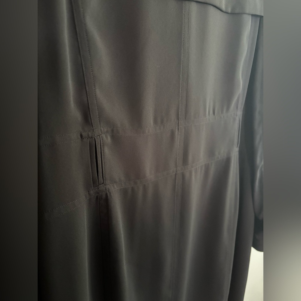 Aritzia Babaton Quincy flowy duster tie waist sheer jacket - Picture 7 of 14